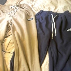 Sweat pants. Not new but hardly worn. Selling both.